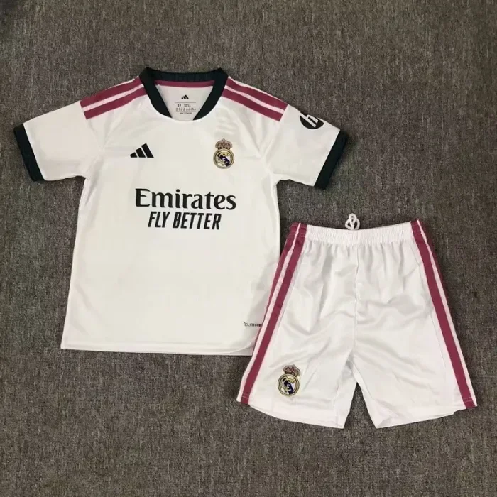 26/27 Real Madrid home kids kit