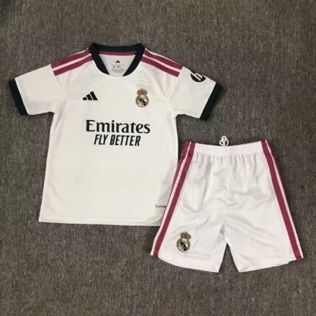 26/27 Real Madrid home kids kit