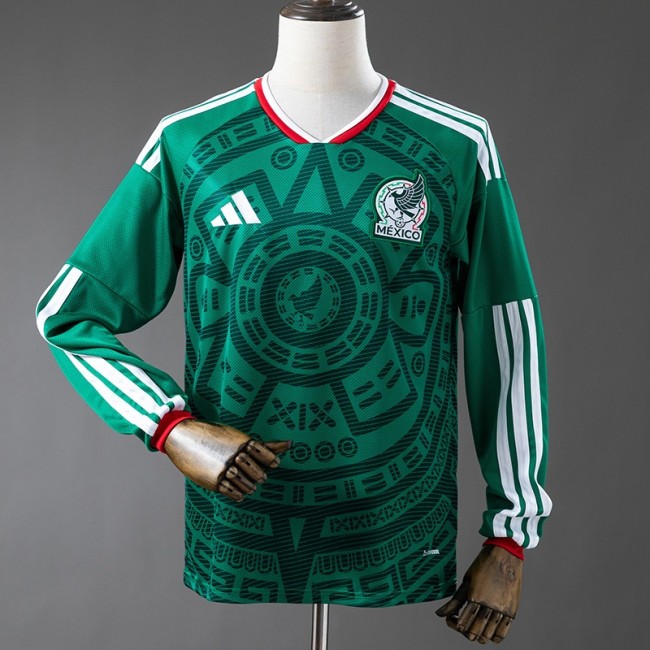 2026 Mexico Home Long-Sleeve Jersey