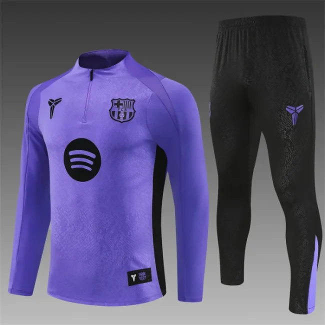25/26 Barcelona Adult training suit purple black