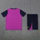 25/26 Barcelona kids Short sleeve training suit purple
