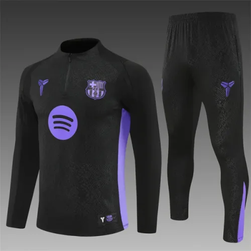 25/26 Barcelona kids training suit black