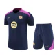 25/26 Barcelona kids Short sleeve training suit royal blue
