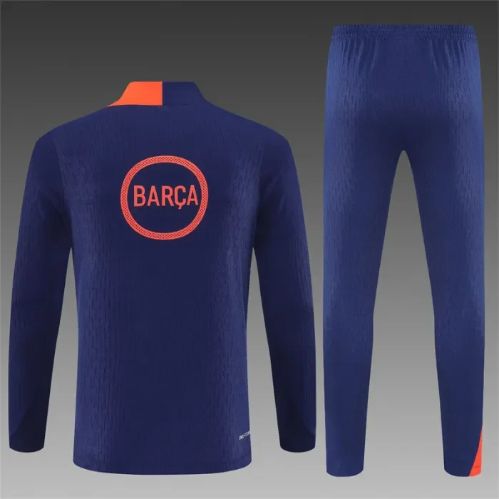 25/26 Barcelona kids training suit Royal Blue