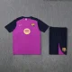 25/26 Barcelona kids Short sleeve training suit purple