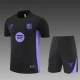 25/26 Barcelona Short sleeve Adult training suit black
