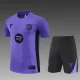 25/26 Barcelona Short sleeve Adult training suit Purple