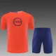 25/26 Barcelona Short sleeve Adult training suit orange
