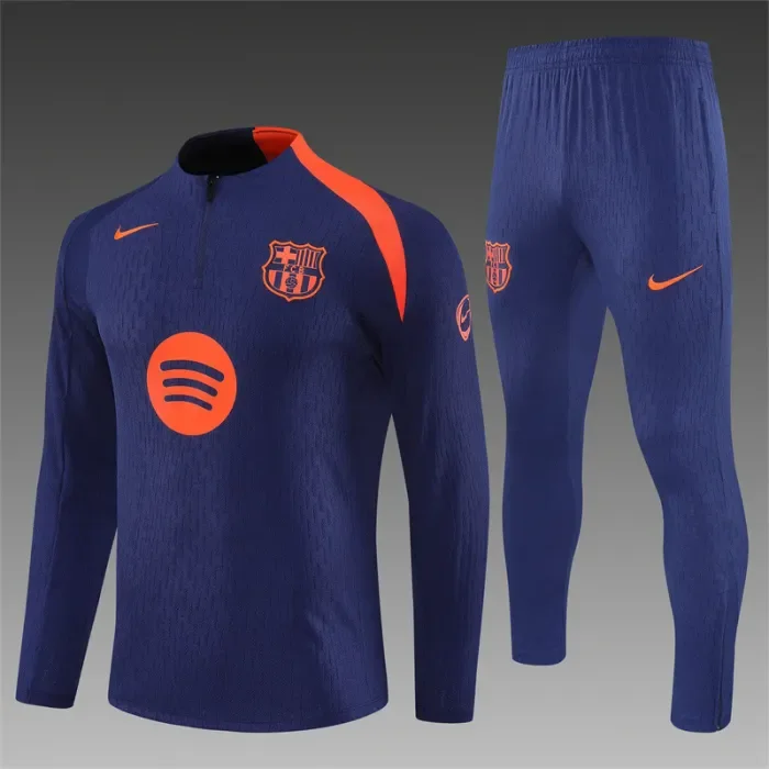 25/26 Barcelona kids training suit Royal Blue