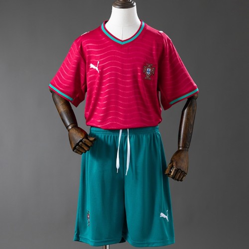 26/27 Portugal home kids kit
