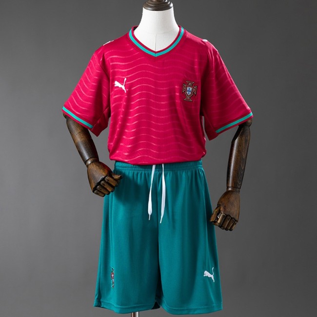 26/27 Portugal home kids kit
