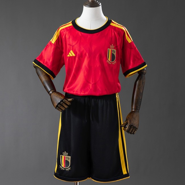 2026 Belgium Home Kids Kit Jersey