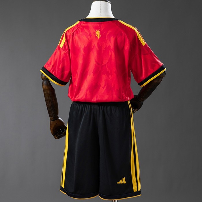 2026 Belgium Home Kids Kit Jersey