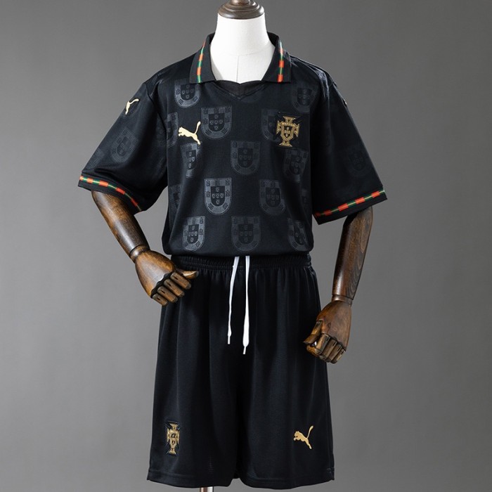 2026 Portugal Black Panther Limited SpecialFootball Shirt (For Kids)