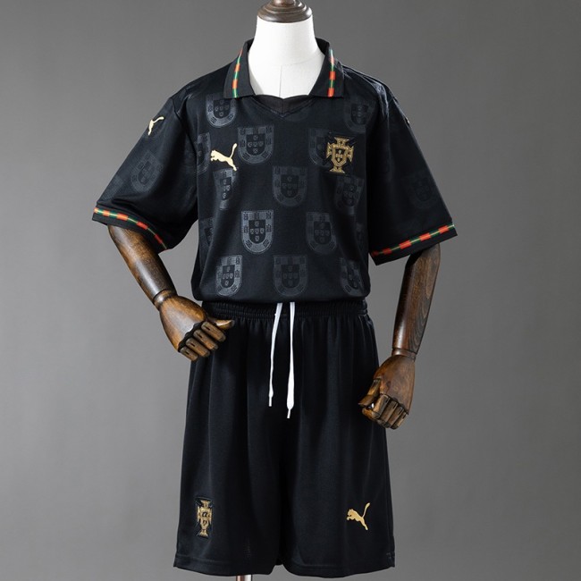 2026 Portugal Black Panther Limited SpecialFootball Shirt (For Kids)