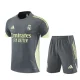 25/26 Real Madrid kids Short sleeve training suit dark grey