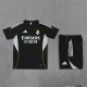 25/26 Real Madrid Short sleeve Adult training suit black