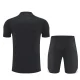 25/26 Real Madrid Short sleeve Adult training suit black