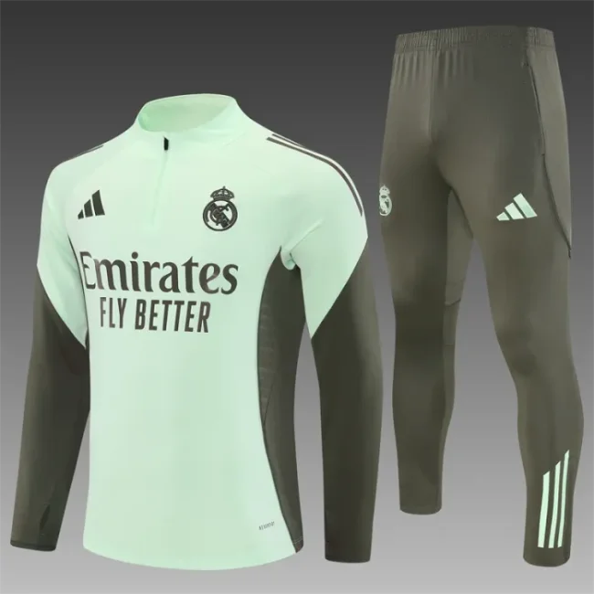 25/26 Real Madrid Adult training suit light green