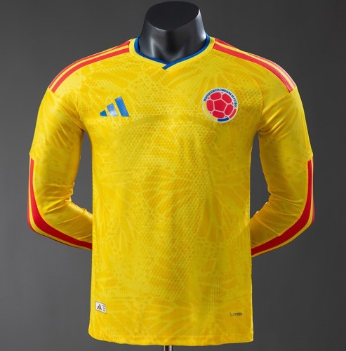 2026 Colombia home Long-Sleeve Player Version Jersey