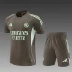 25/26 Real Madrid Short sleeve Adult training suit dark green