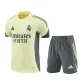 25/26 Real Madrid kids Short sleeve training suit yellow