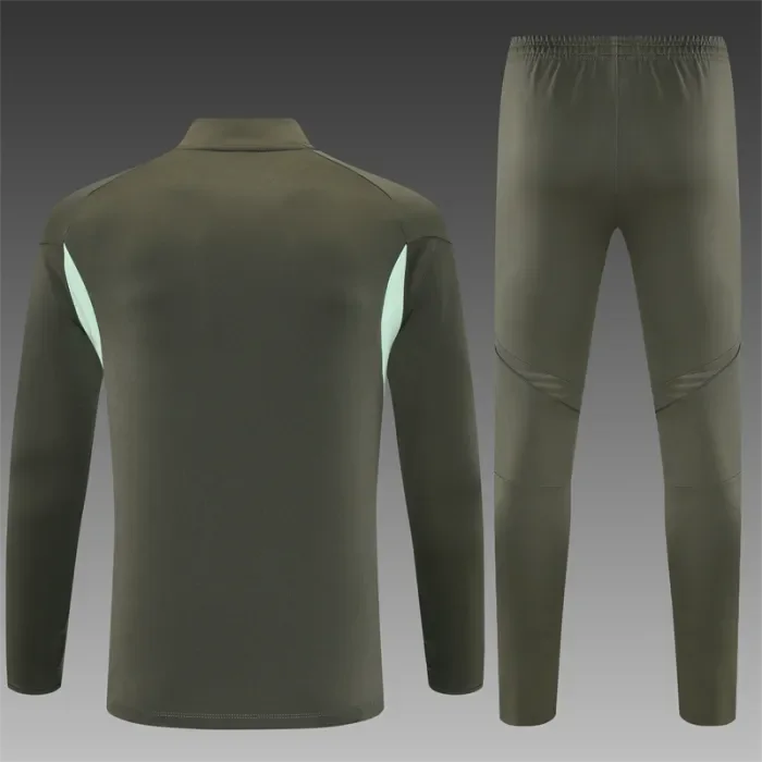 25/26 Real Madrid Adult training suit dark green