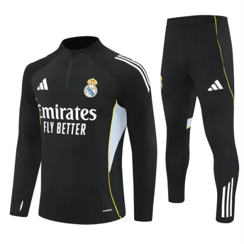 25/26 Real Madrid Adult training suit black