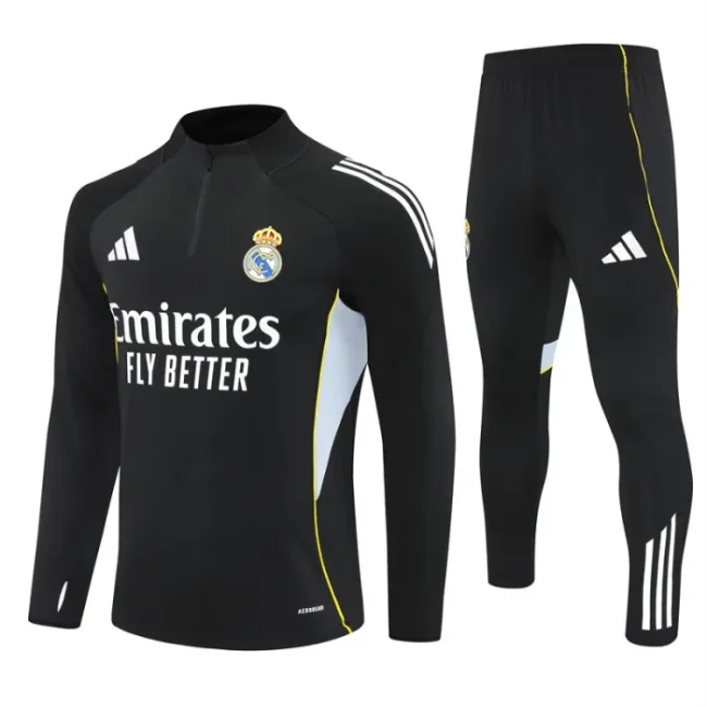 25/26 Real Madrid Kids training suit black