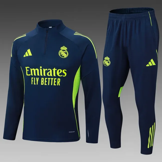 25/26 Real Madrid Kids training suit royal blue