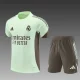 25/26 Real Madrid Short sleeve Adult training suit light green
