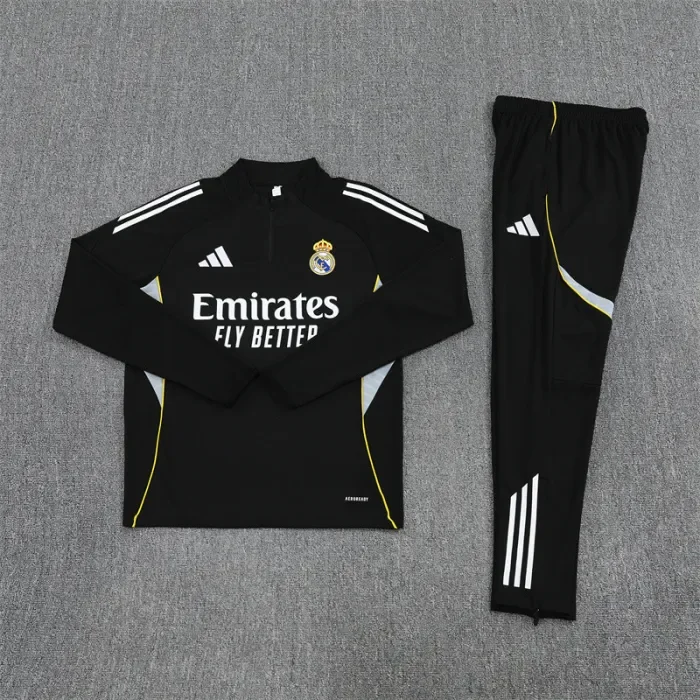 25/26 Real Madrid Kids training suit black