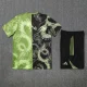25/26 Real Madrid Short sleeve Adult training suit green black