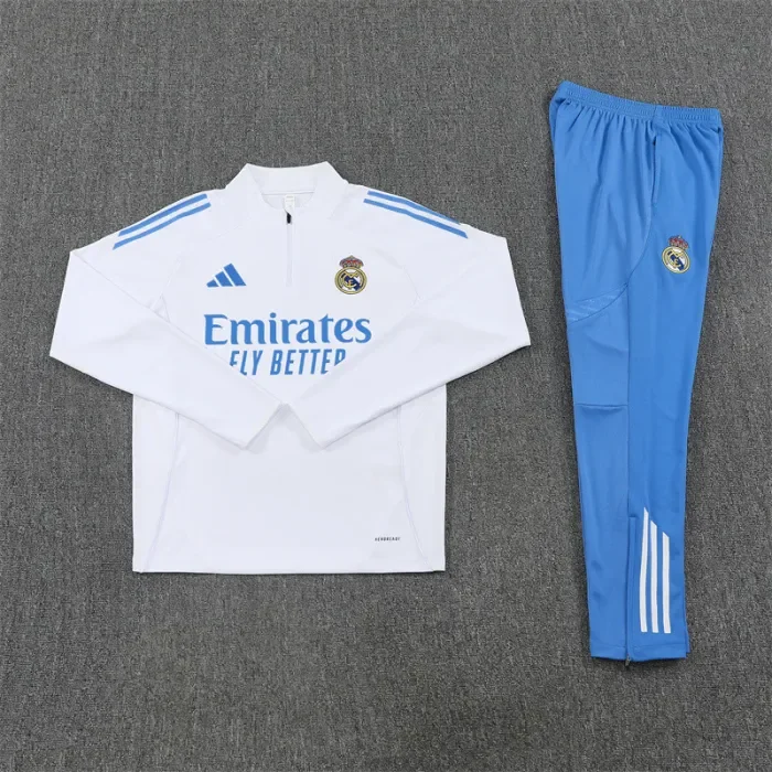 25/26 Real Madrid Kids training suit white