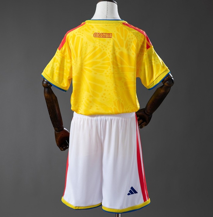 2026 Colombia Home Kids Kit football  Jersey