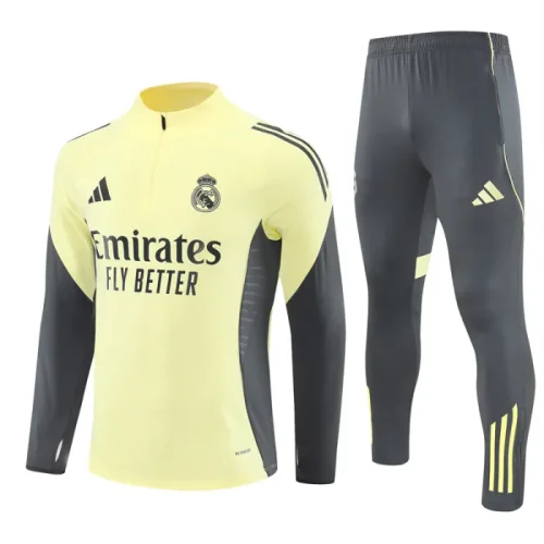 25/26 Real Madrid Adult training suit Yellow