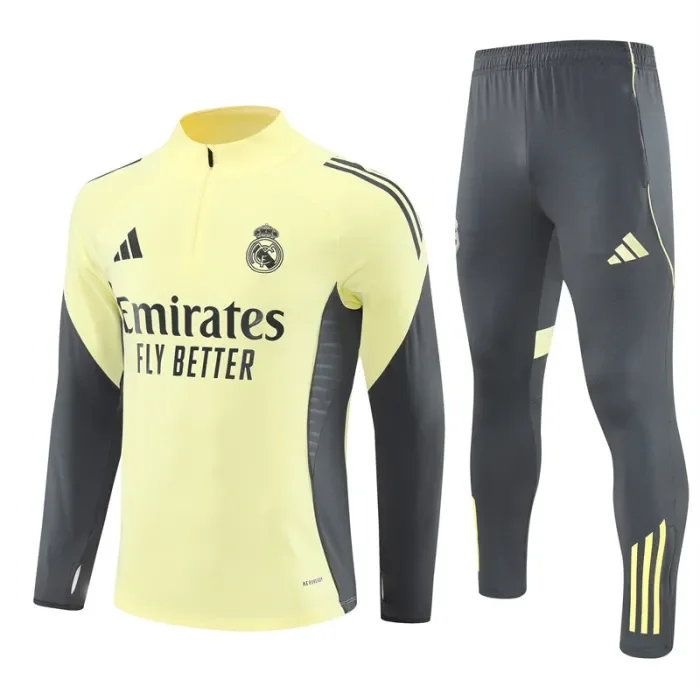 25/26 Real Madrid Kids training suit Yellow