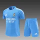 25/26 Real Madrid Short sleeve Adult training suit blue