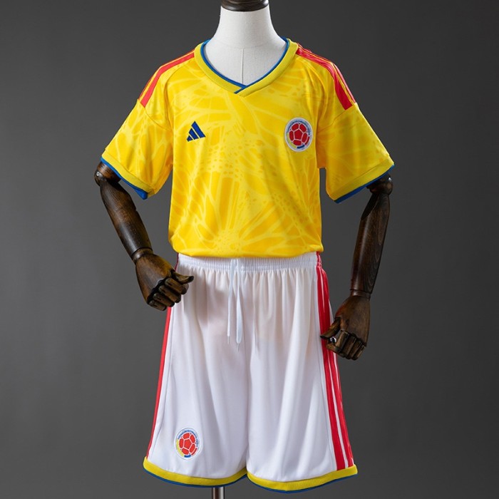 2026 Colombia Home Kids Kit football  Jersey