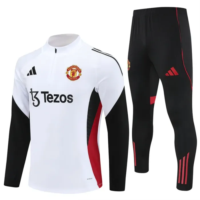 25/26 Manchester United kids training suit black white