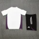 25/26 Manchester United Short sleeve Adult training suit white