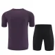 25/26 Manchester United kids Short training suit Purple