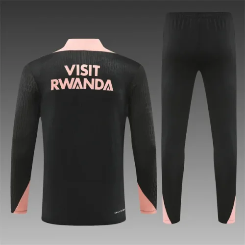 24/25 PSG black Jordan kids training suit