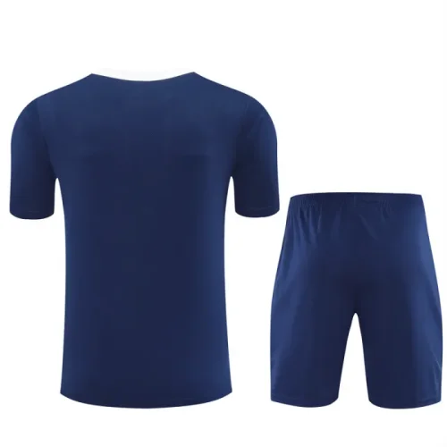 25/26 PSG Jordan kids short sleeved training suit royal blue