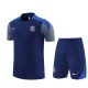25/26 PSG kids short sleeved training suit royal blue