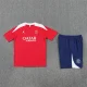 25/26 PSG kids short sleeved training suit red