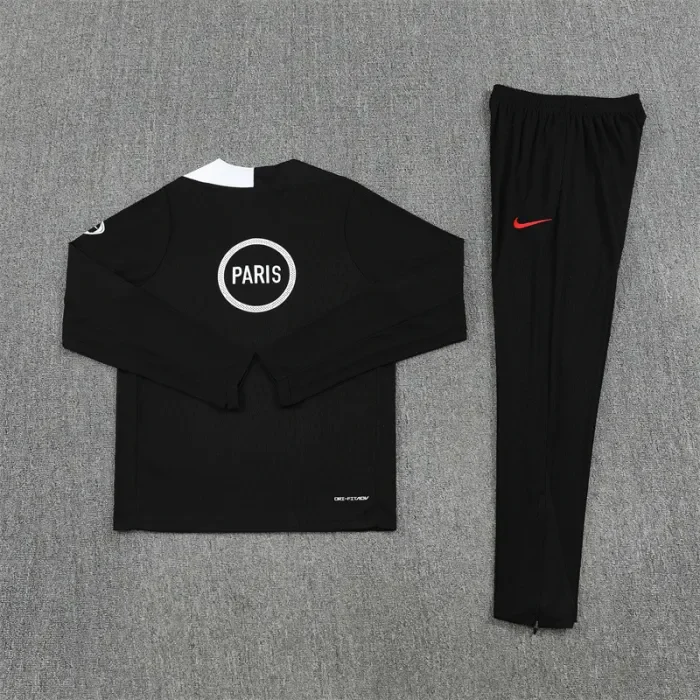 25/26 PSG kids training suit black