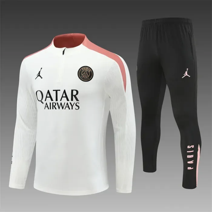 24/25 PSG white Jordan Adult training suit