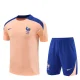 25/26 France kids short sleeved training suit pink