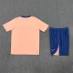 25/26 France kids short sleeved training suit pink